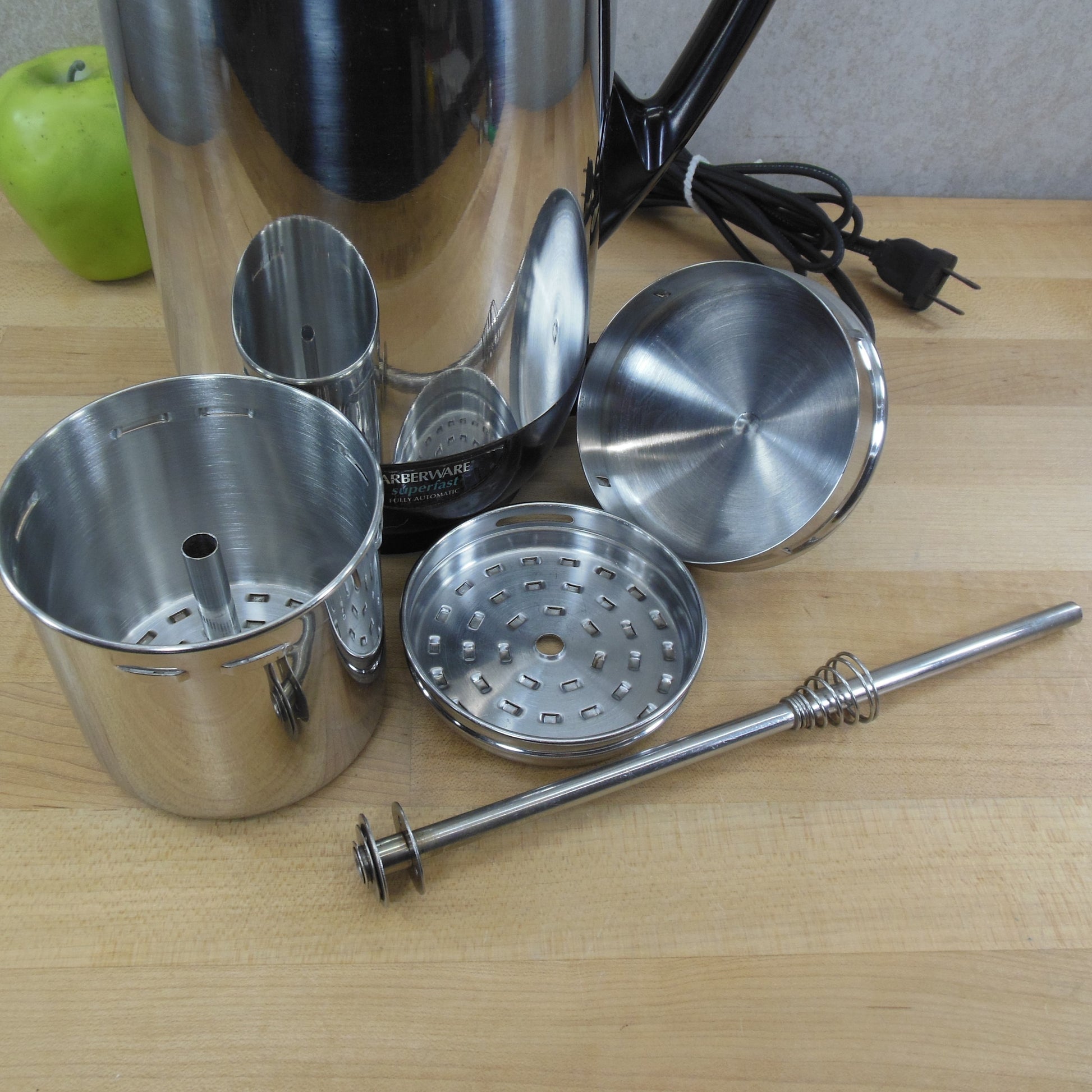 Farberware Superfast Coffee Percolator Pot 12 Cup Stainless FCP-412