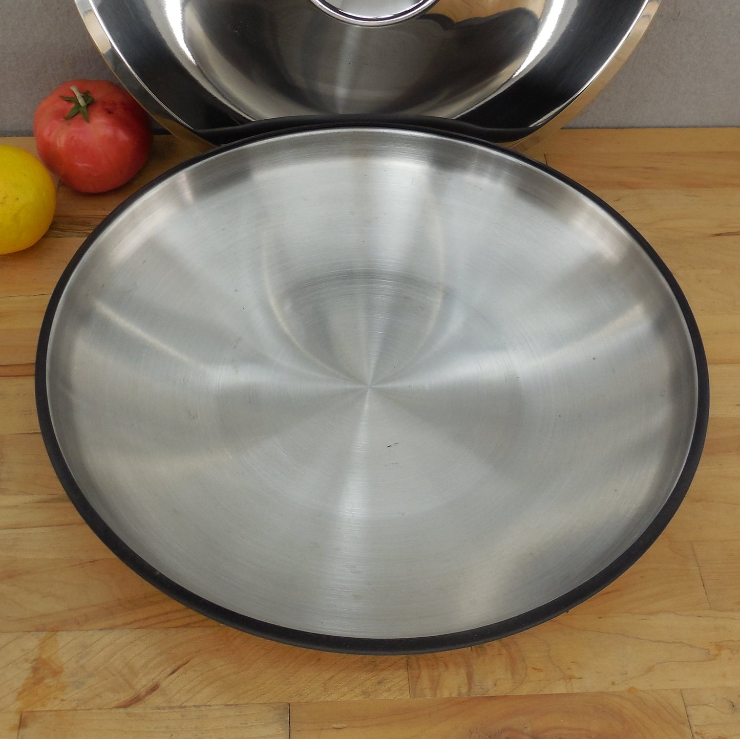 Frontgate Super Chill Stainless Appetizer Serving Tray Shrimp Cocktail Dip Rubber Gasket