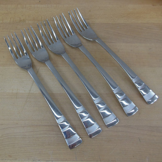Guy DeGrenne Solstice Swing France Stainless - Salad Fork 5 Set