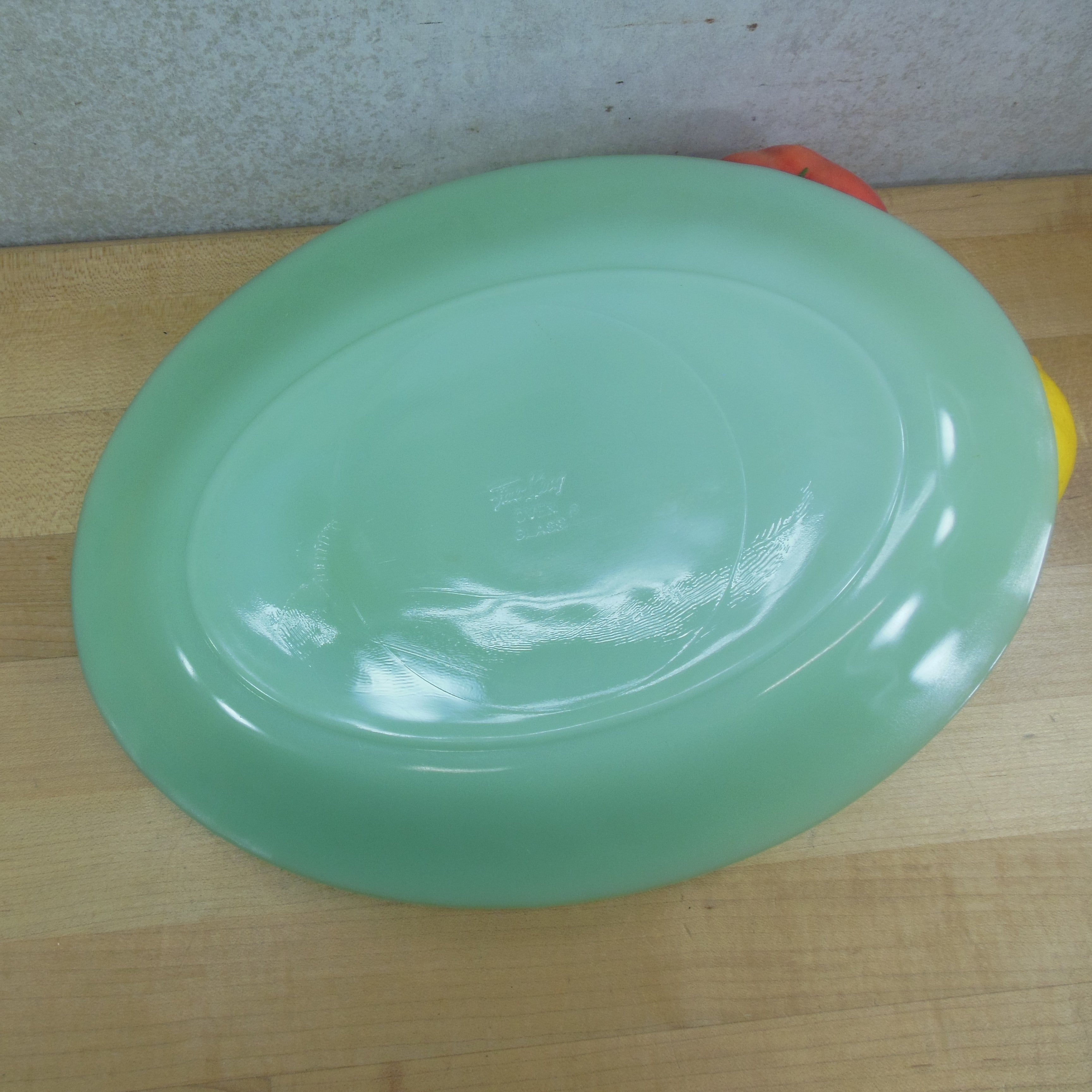 VNTG Fire King Jadeite store Oval Platters