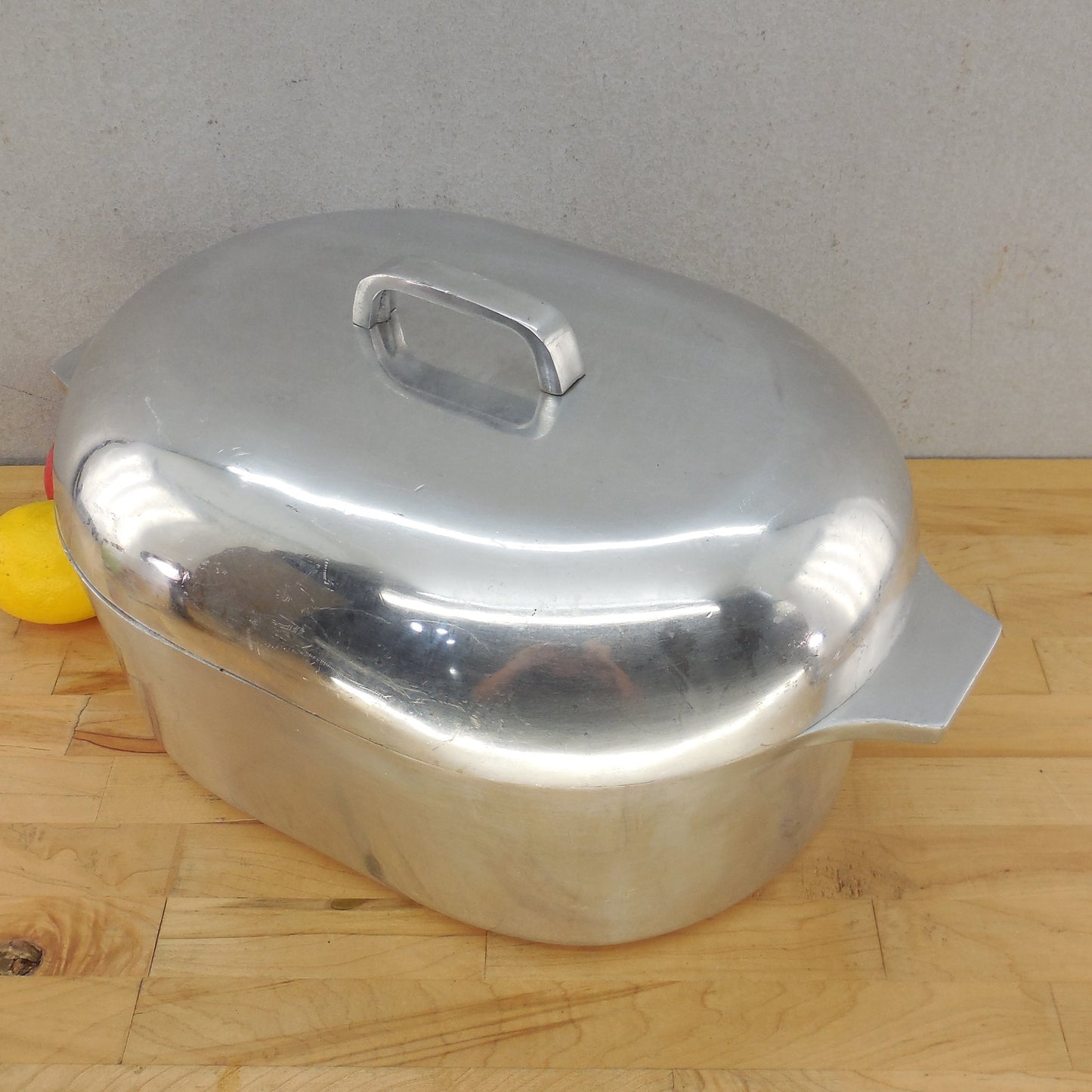 Forever Ware New Orleans Large Cast Aluminum Oval Roaster Pot 11.5 Quart Vintage