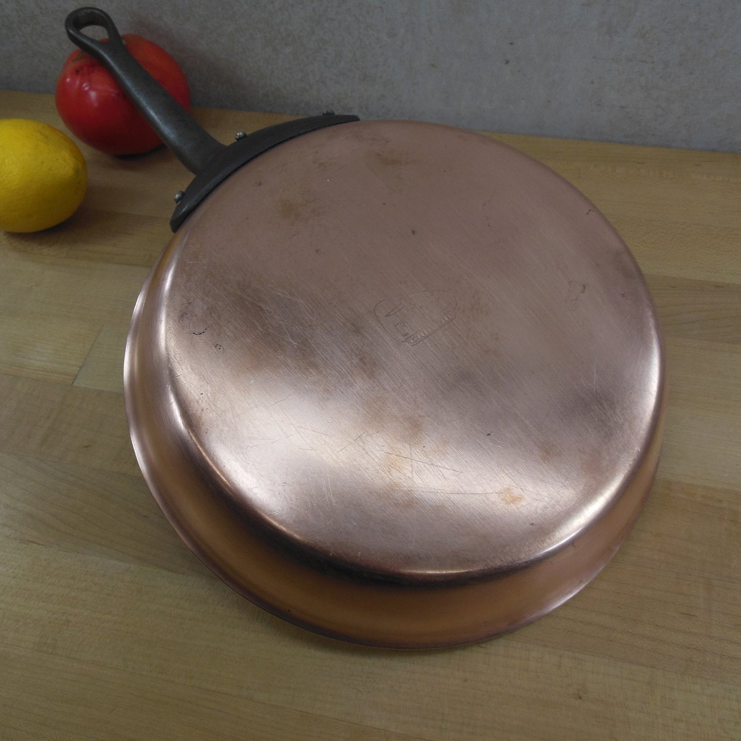 Falk Culinair Belgium 24cm Classic Copper Stainless Fry Pan 9-1/4" cleaned