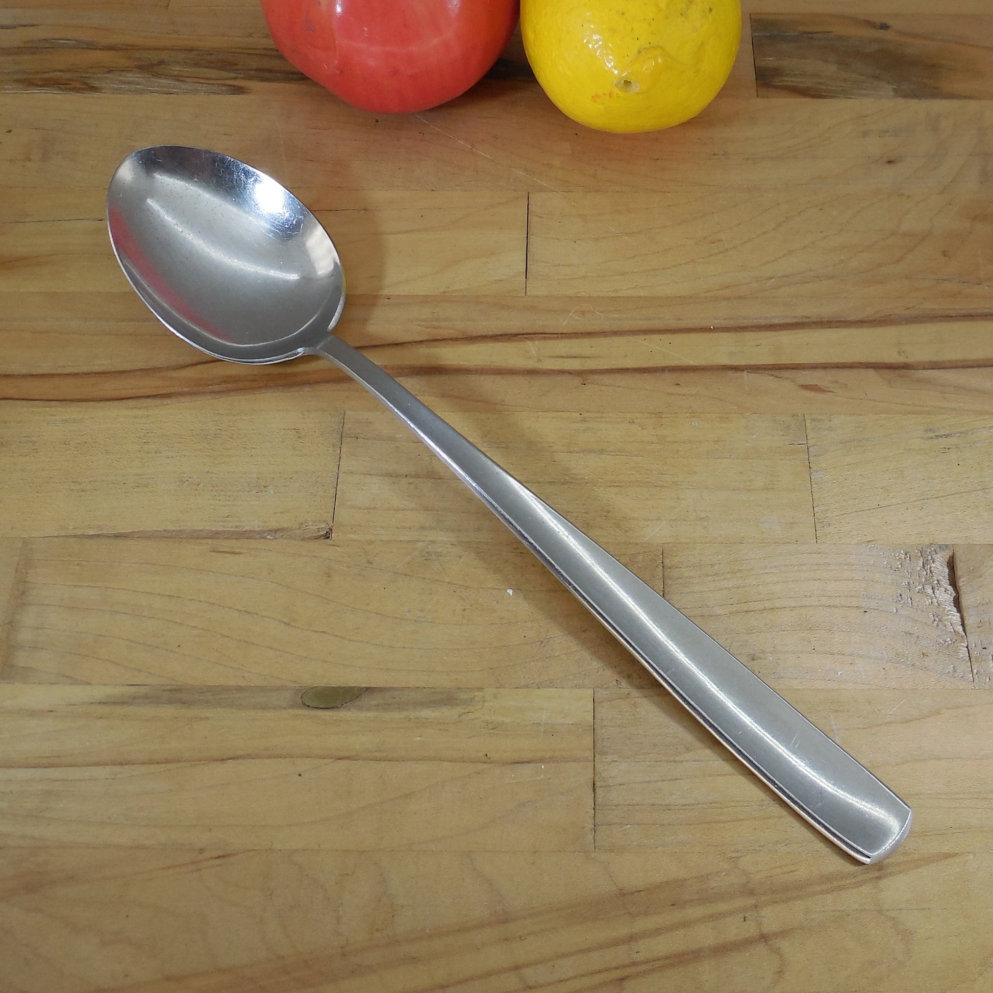 Gense Sweden Facette 18-8 Stainless Large Salad Serving Spoon 11"