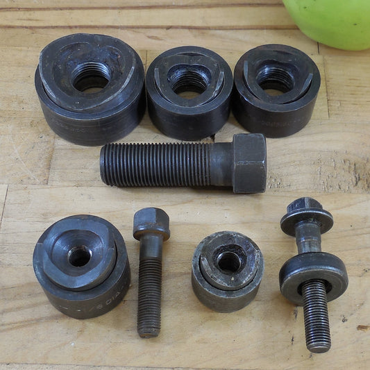 5 Greenlee Conduit Slug Buster Knockout Punch Sets 1/2 1-1/8 1-7/32 -1/4
