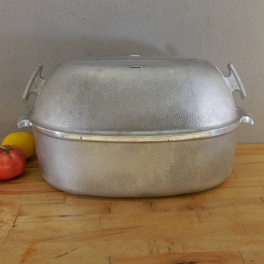 Guardian Service Ware Aluminum Lg. 10 Qt Oval Turkey Roaster Pot & Lid