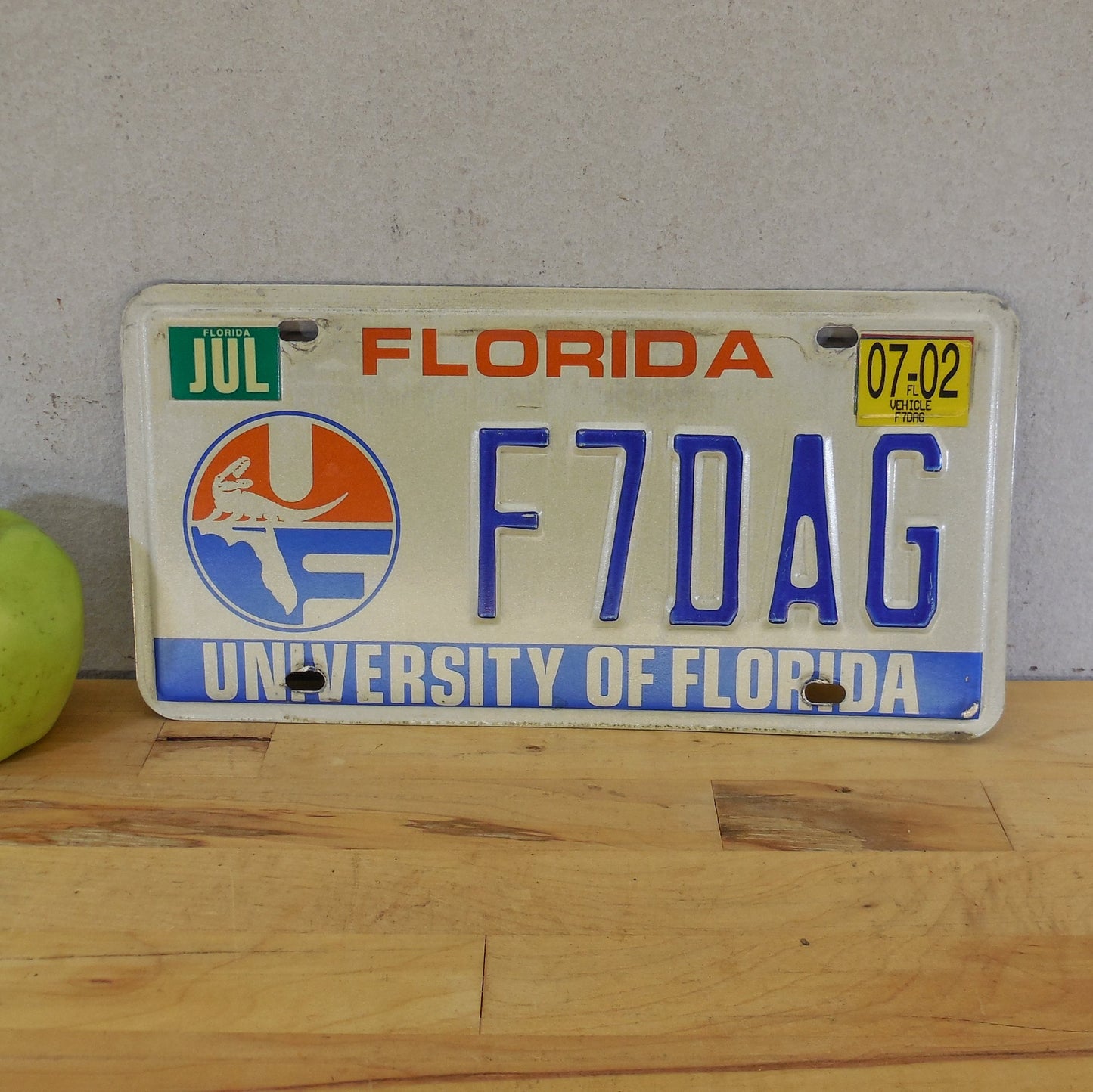 UF 2000's License Plate Tag - University of Florida Gators F7DAG