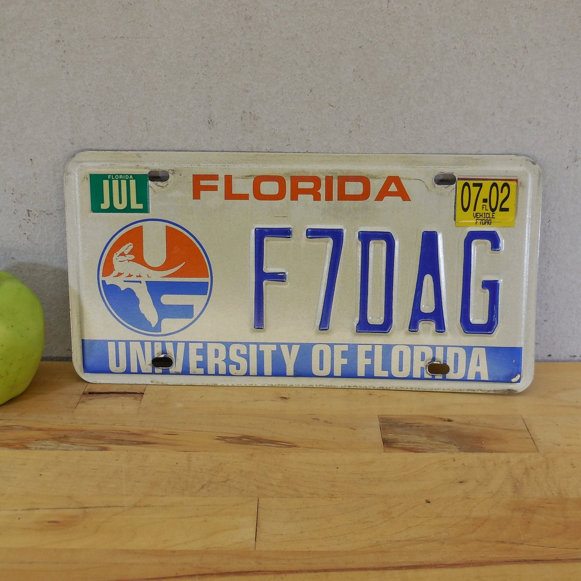 UF 2000's License Plate Tag - University of Florida Gators F7DAG