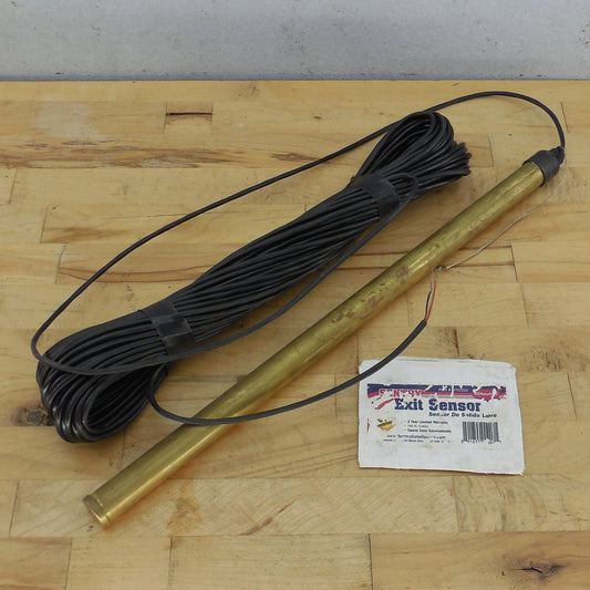 Sentry Gate Exit Sensor Brass 070310 100' Cable NOS