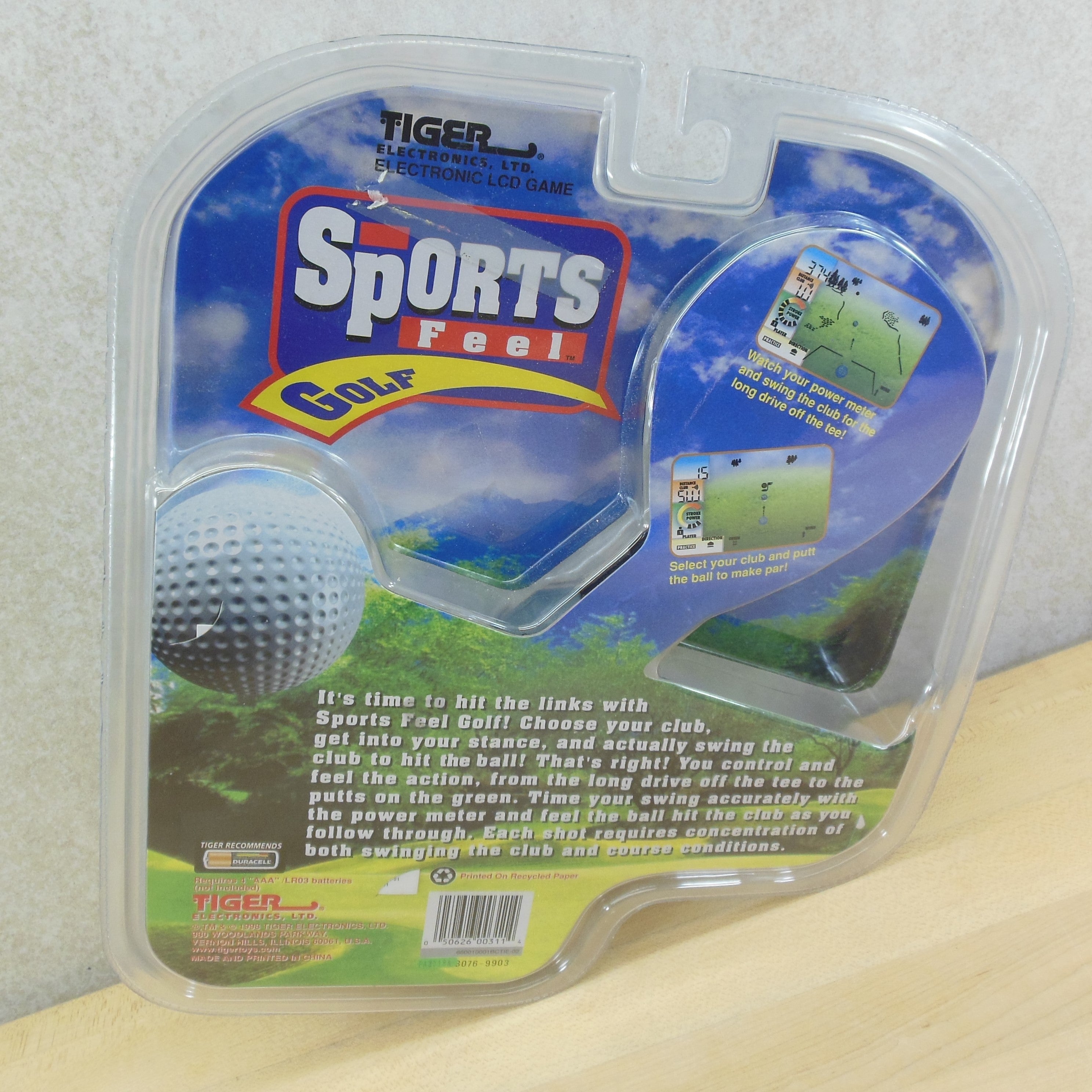 Tiger Electronics VINTAGE Sports Feel Golf 1998 sale