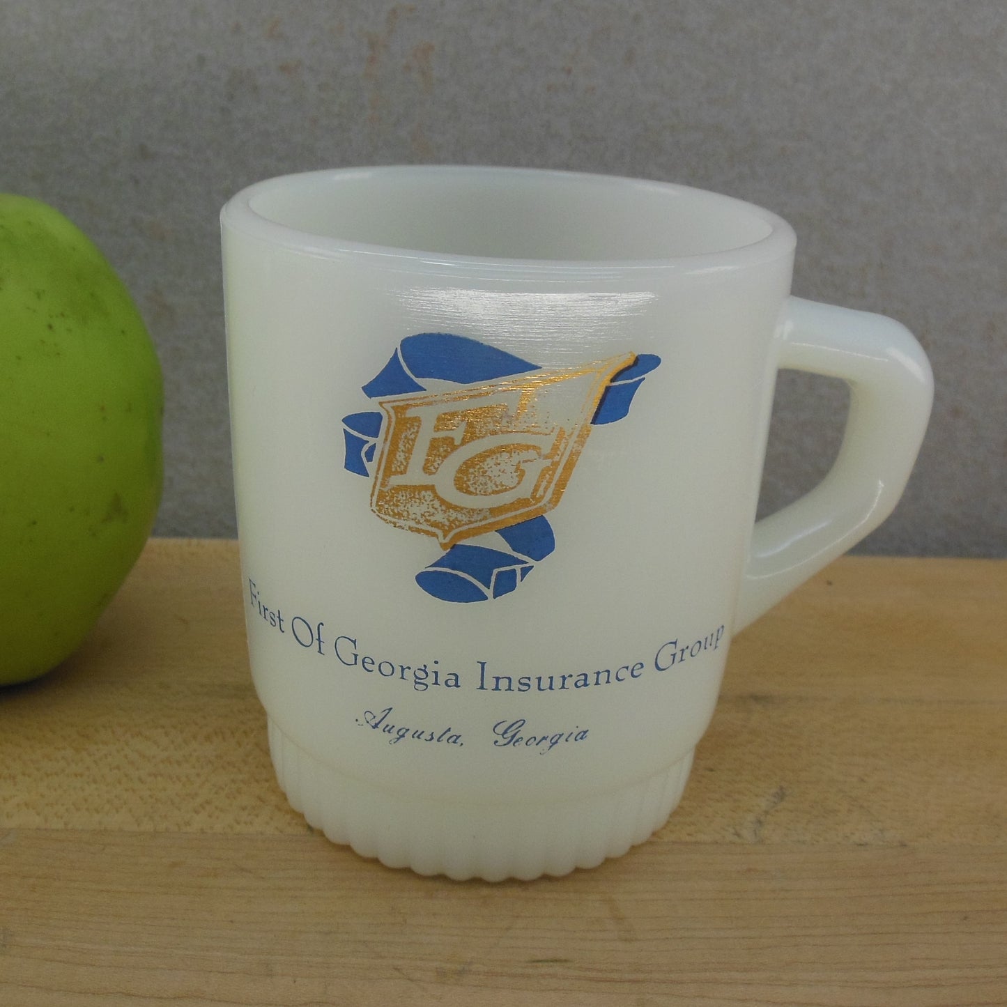 Fire King USA Glass Mug - First of Georgia Insurance Group Augusta