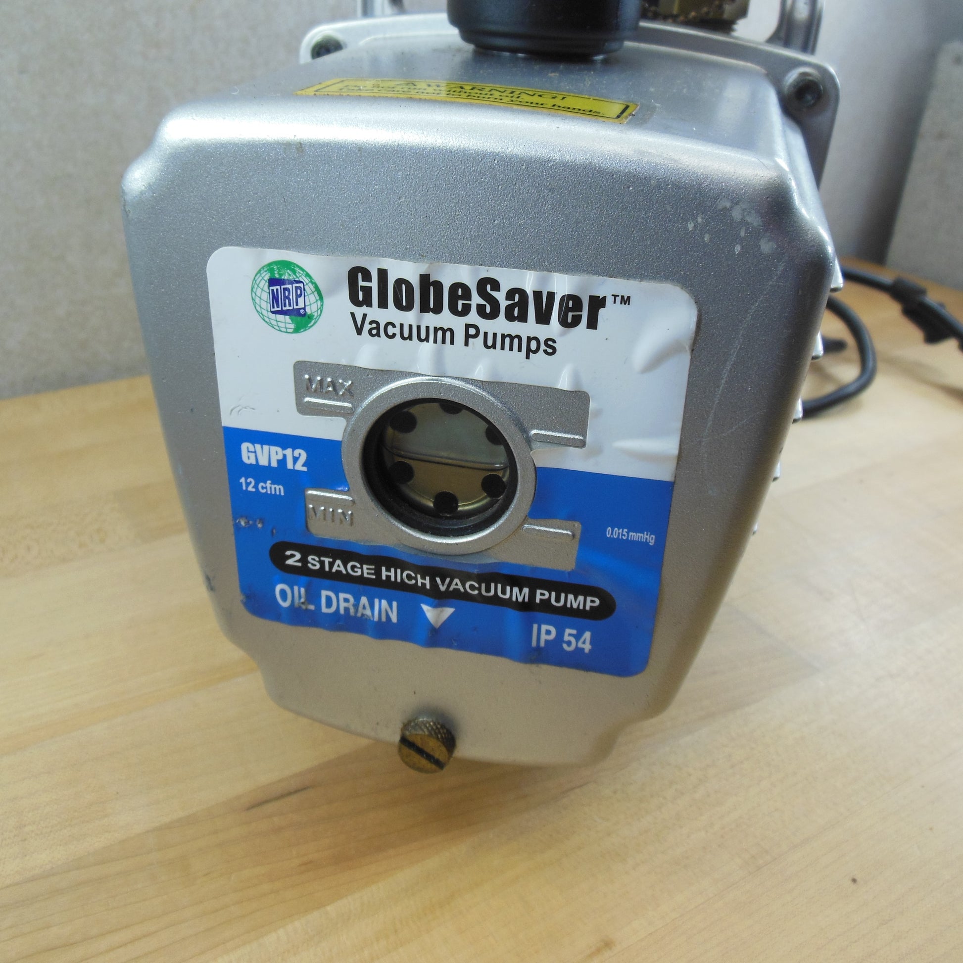 NRP Globesaver Refrigerant Vacuum Pump GVP12 2 Stage