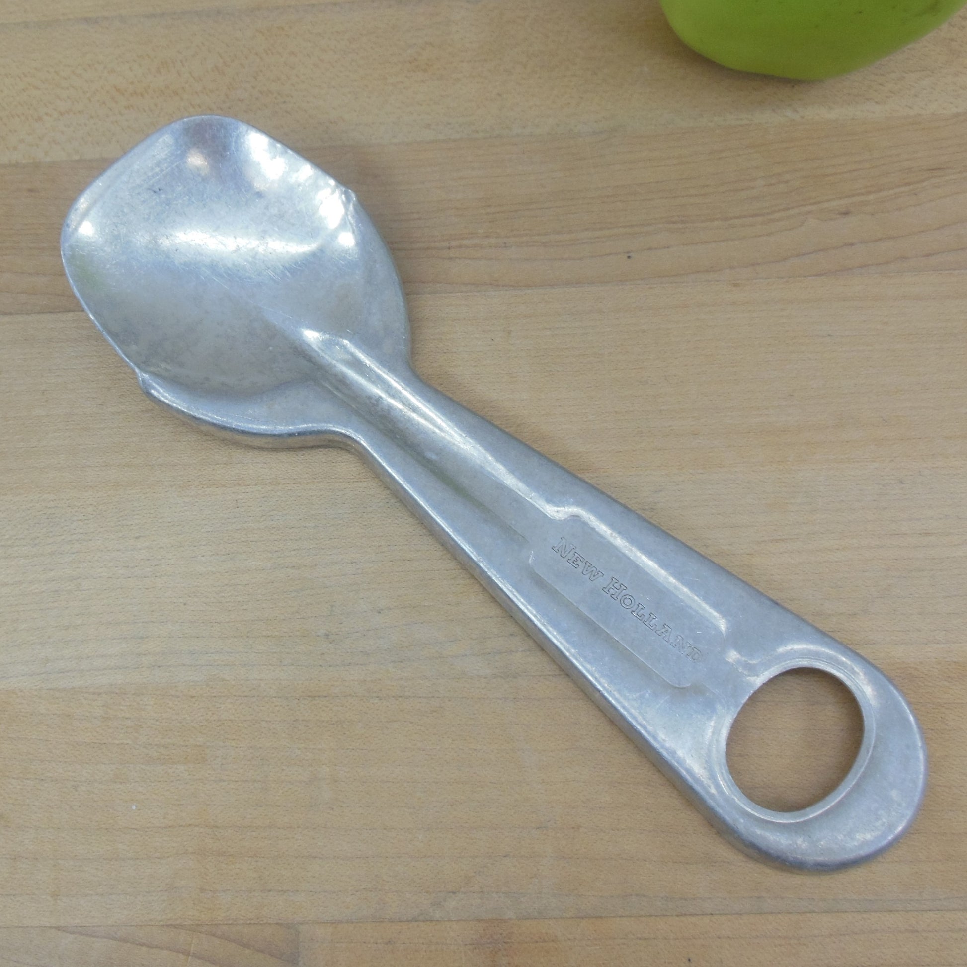 New Holland Tractor Aluminum Kitchen Ice Cream Spoon Premium Vintage