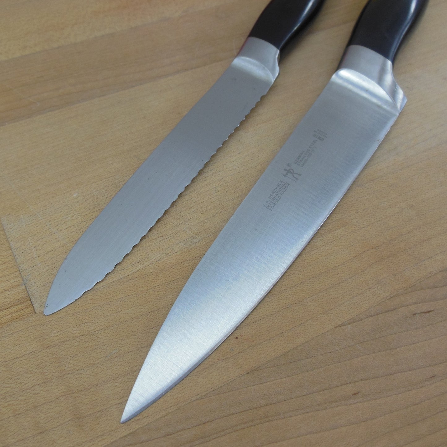 J.A. Henckels International Silvercap Knife Pair 19600-130 19600-160 Boning Utility used