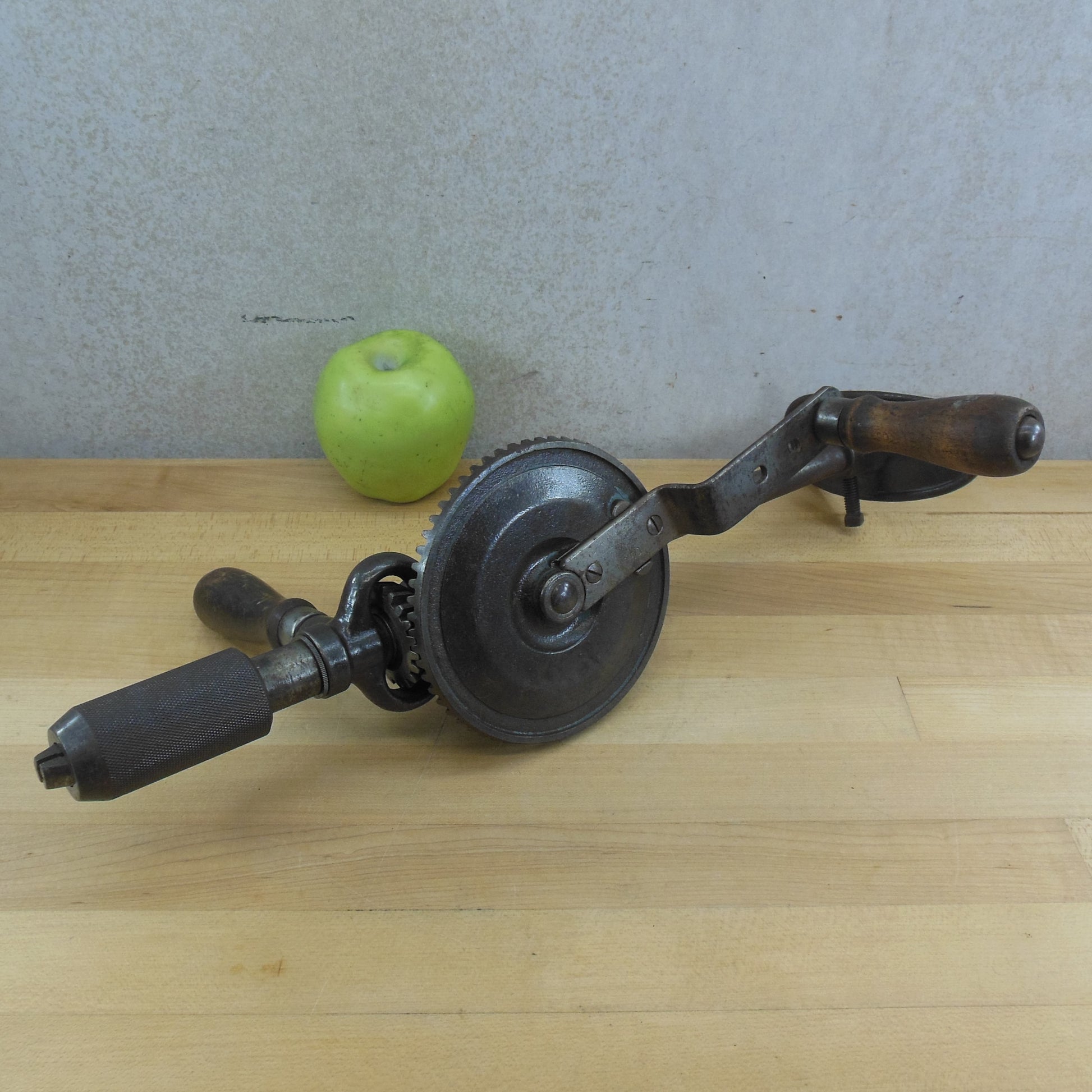 Antique OVB Hibbard Spencer Bartlett & Co. No. 80 Hand Crank Breast Drill