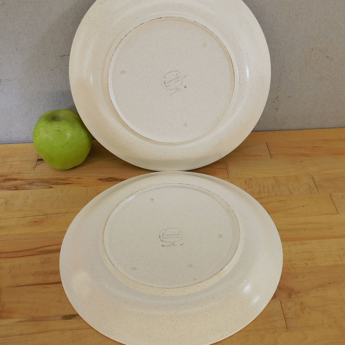 Franciscan Hacienda Gold Earthenware Pair Dinner Plates 10.75"