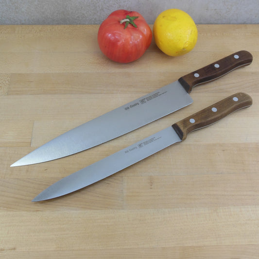 J.A. Henckels Old Country Stainless Chef & Slicing Knives Wood Handle