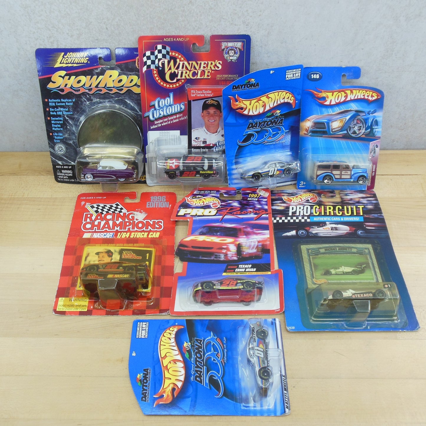 Lot 8 NOS Diecast Cars 1992-2000 Hot Wheels ShowRods Winner's Circle