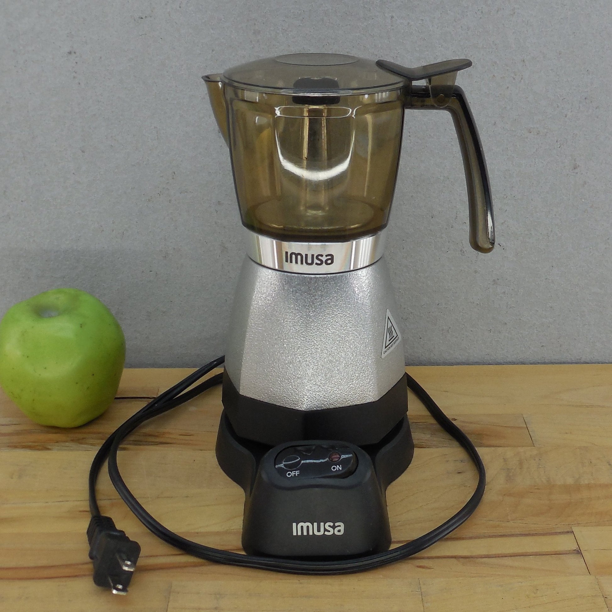 Imusa Electric Espresso Maker B120-600007 Aluminum Silver