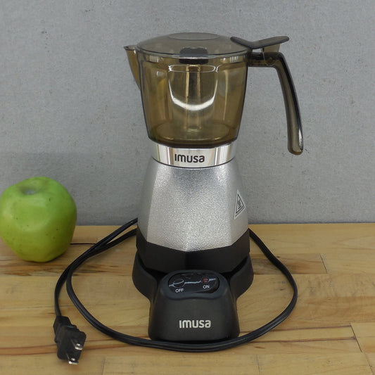 Imusa Electric Espresso Maker B120-600007 Aluminum Silver
