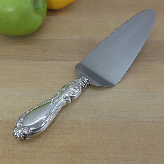 Unbranded Italy Sterling Silver Ornate Handle Cake Pie Server