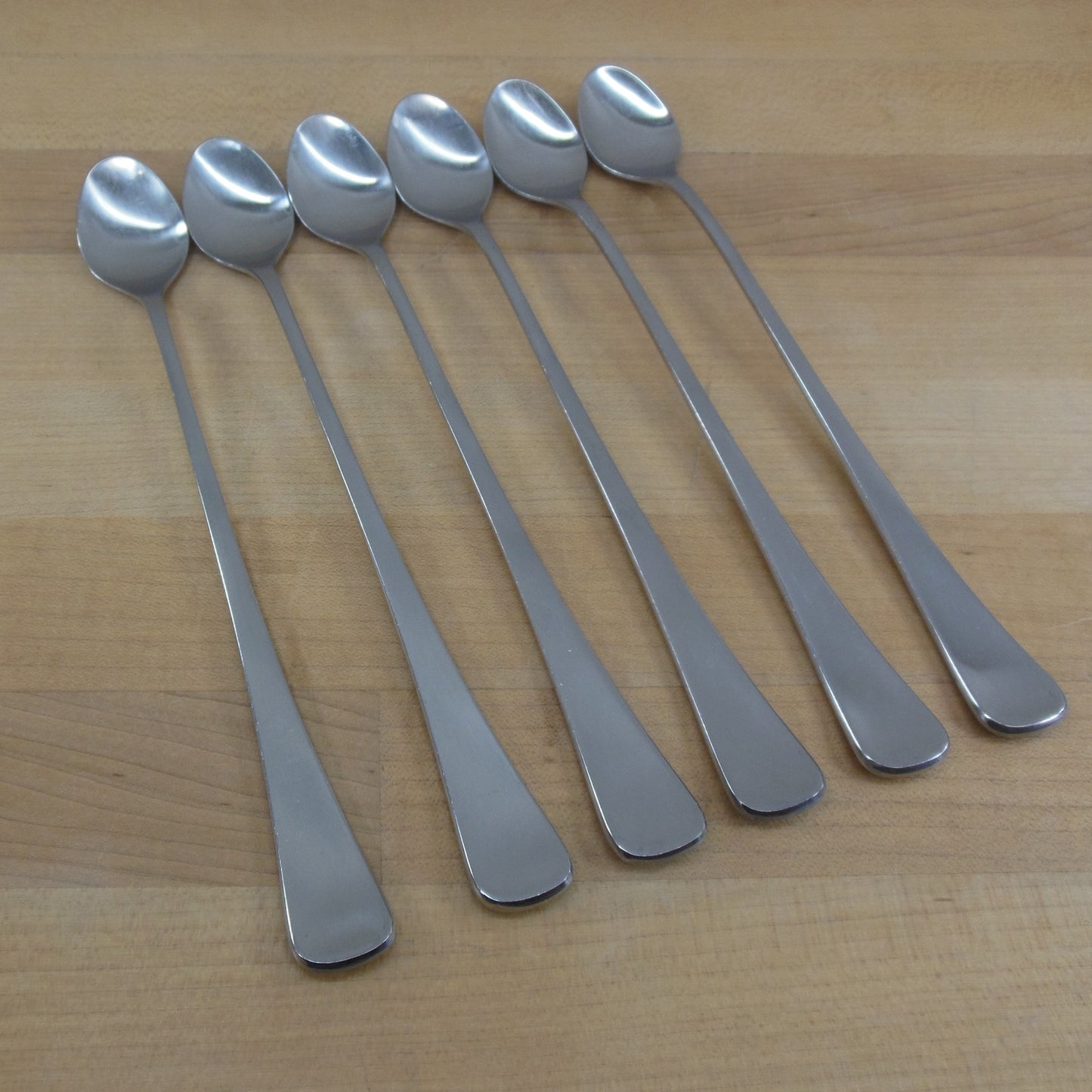 WMF Germany Cromargan Stainless Finesse Flatware - 6 Set Iced Tea Spoons