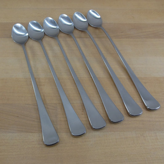 WMF Germany Cromargan Stainless Finesse Flatware - 6 Set Iced Tea Spoons