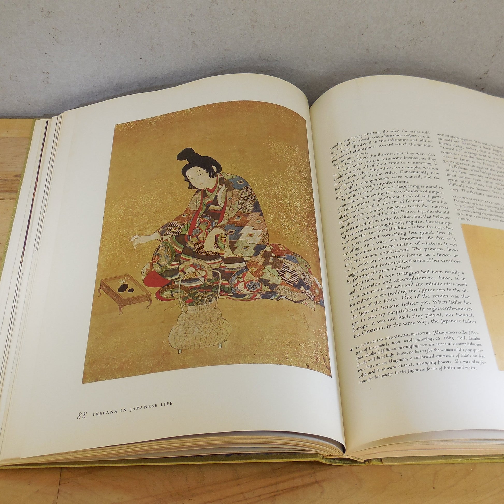 The Masters Book of Ikebana 1966 First Ed. Richie Hardback Color Photos