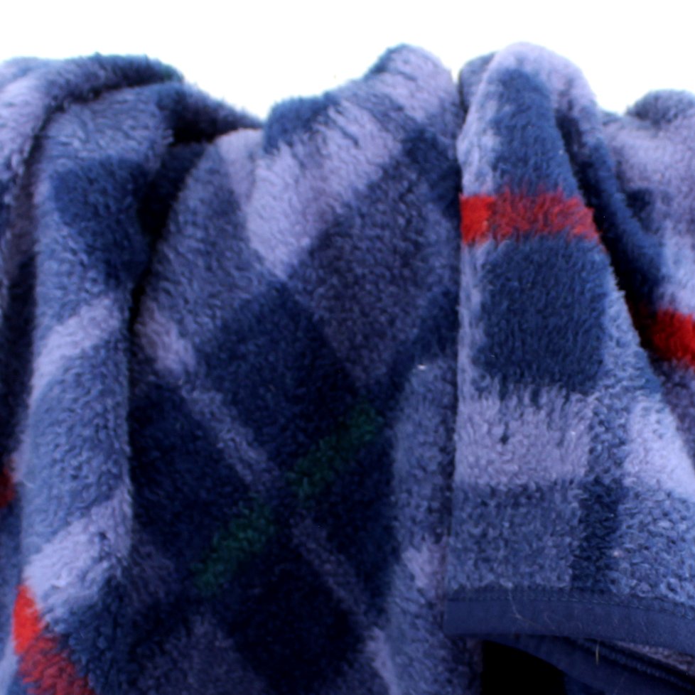 Biederlack Acrylic Blend Stadium Blanket Cuddle Snap Robe 67" X 53" closeup view fiber
