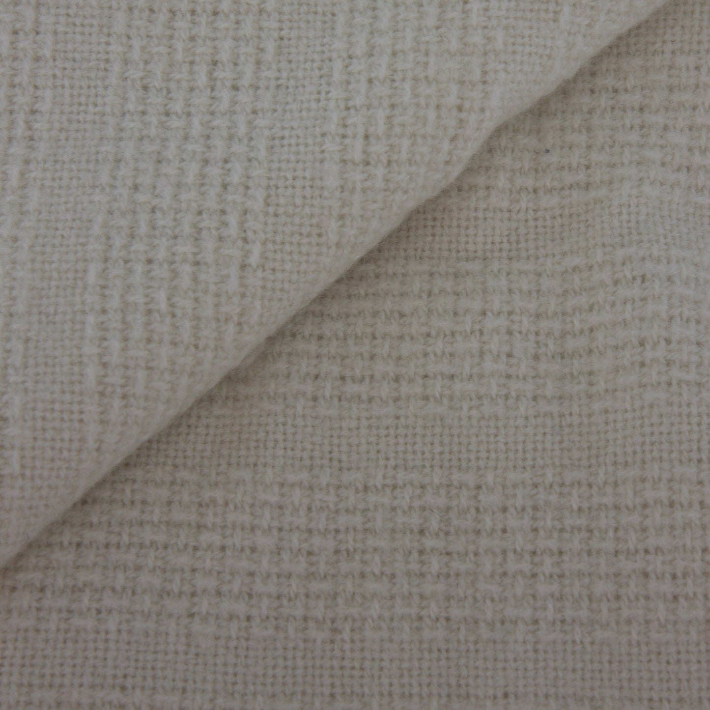 Vintage Faribo Wool/Acrylic Fringed Throw Ivory w/Initial "P" 46 X 50