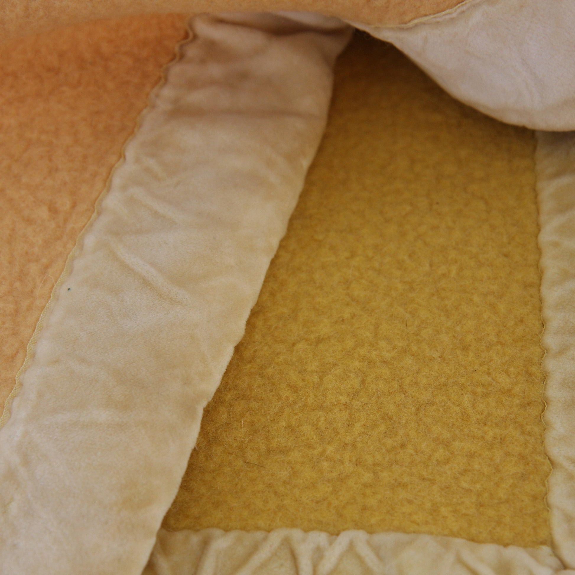 Good Night 100% Wool Orange Blanket7