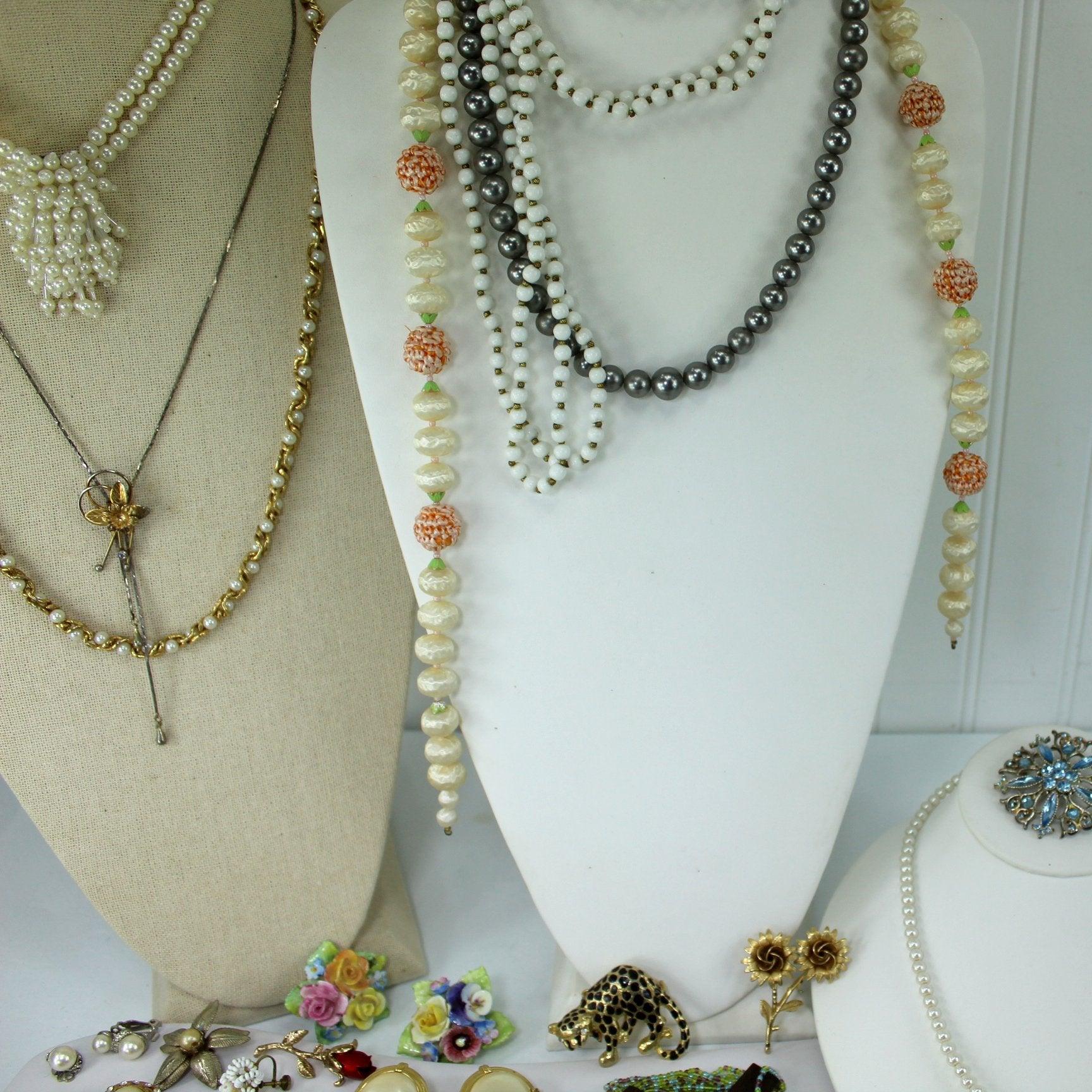 Collection Lot Jewelry Damaged DIY Projects Repair Stones 38