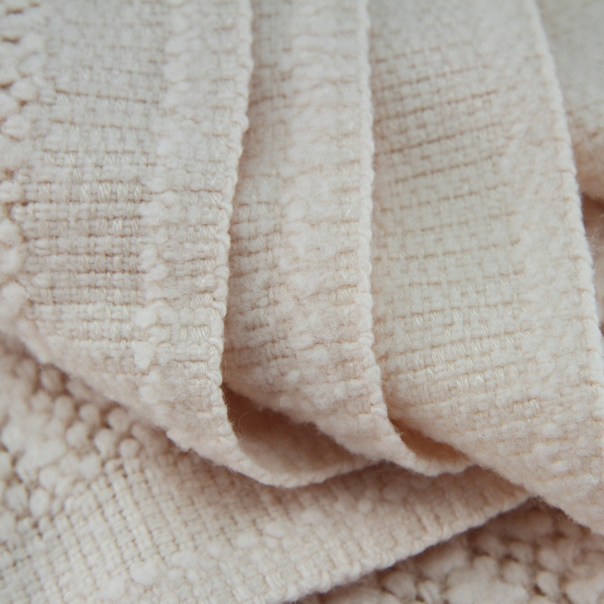 Vintage JC Penney Thermal Blanket Cream 85"W x 88"L