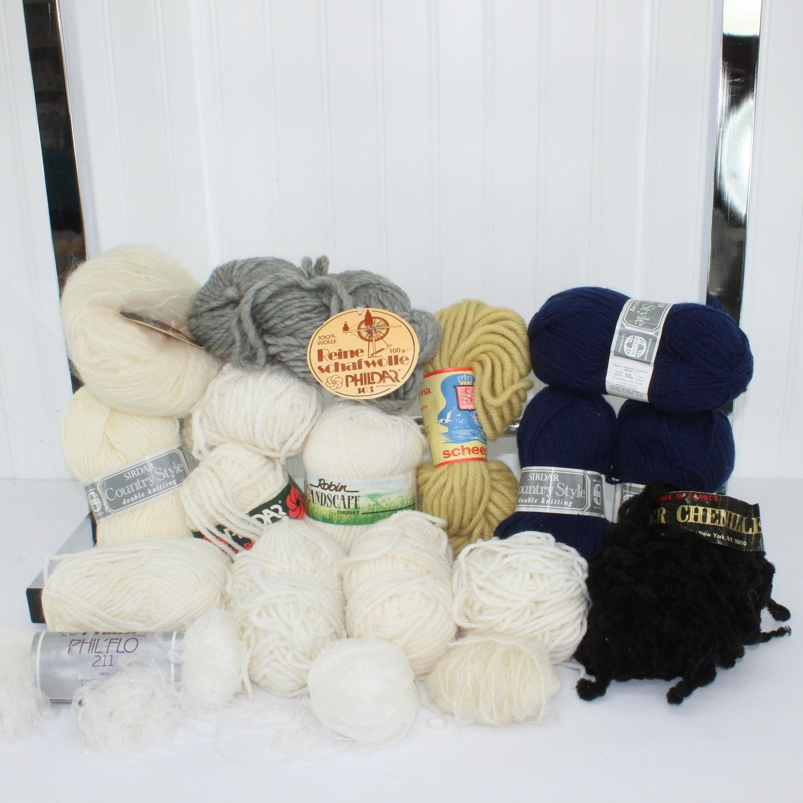 Yarn Collection England Germany DIY Crafts Wool Mohair Acrylic