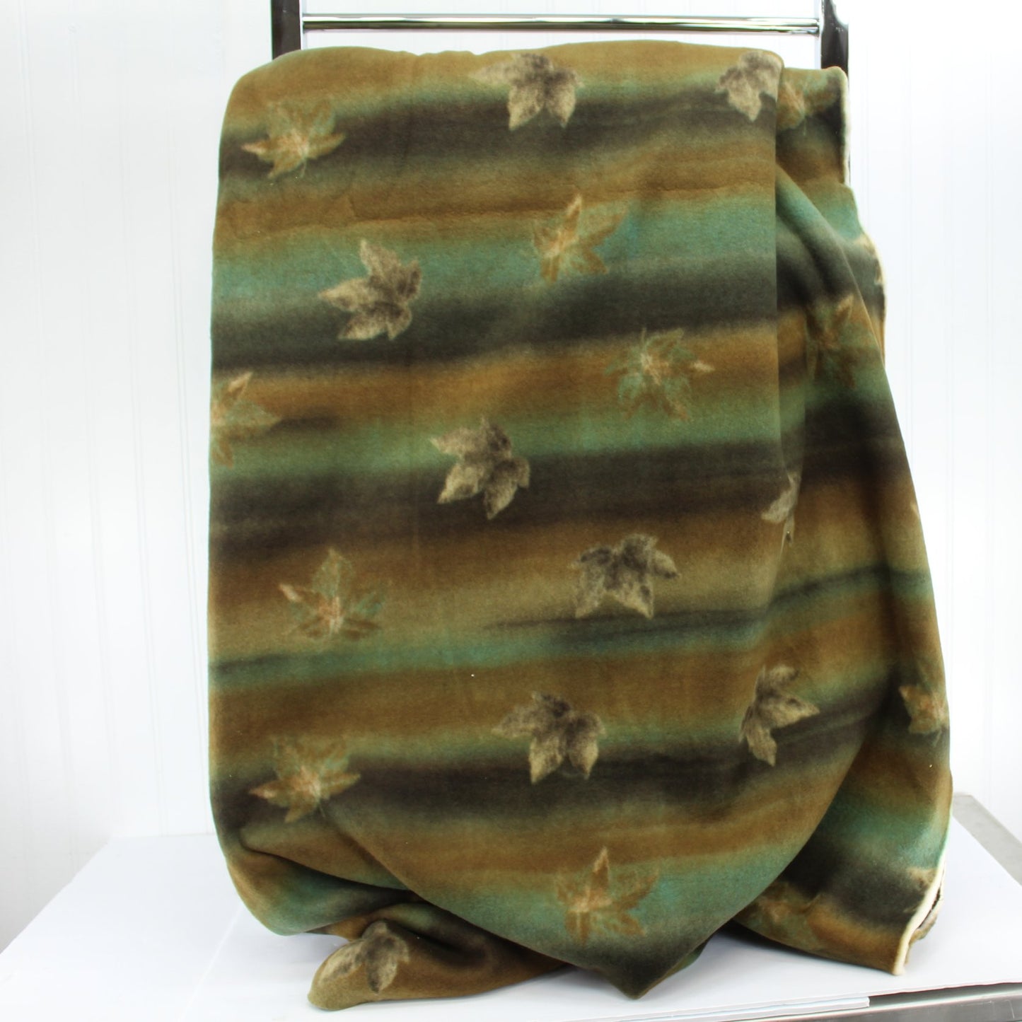 Plush Fleece Fabric 4 Yards X 60" DIY Sewing Great Colors Aqua Browns