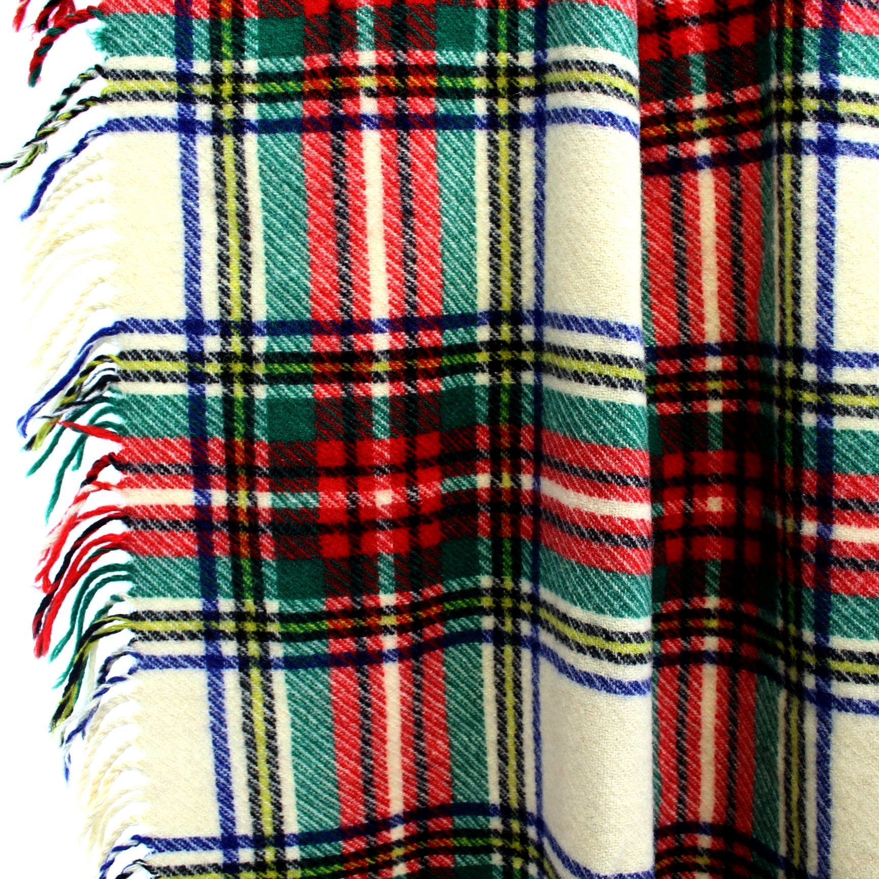 Connemara Rug Throw Blanket Classic Plaid Foxford Ireland