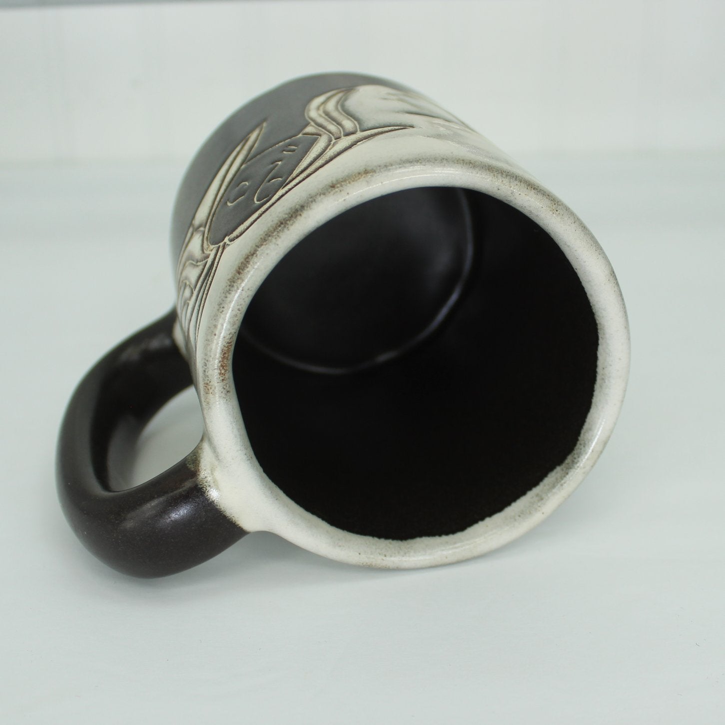 Large 14 Oz Mug by Mara Mexico Faces Signed inside clean