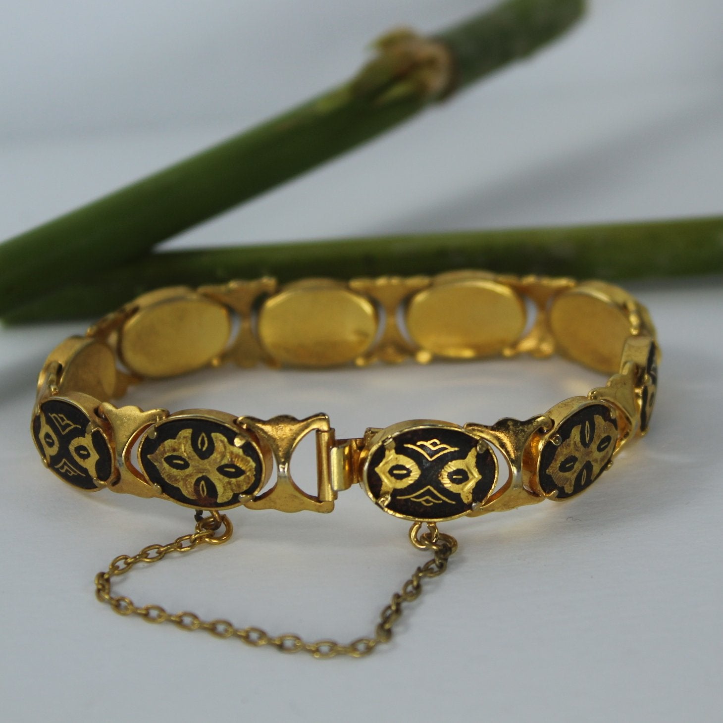 Vintage hot sale damascene bracelet