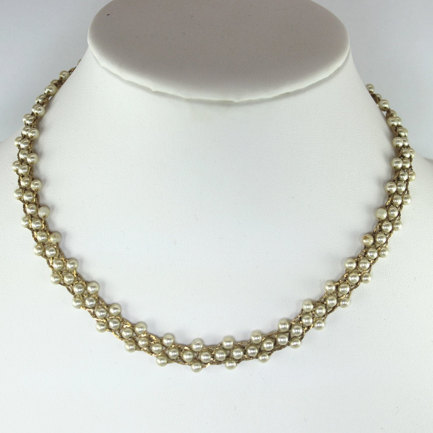 Napier Signed Faux Pearl Necklace - Etsy