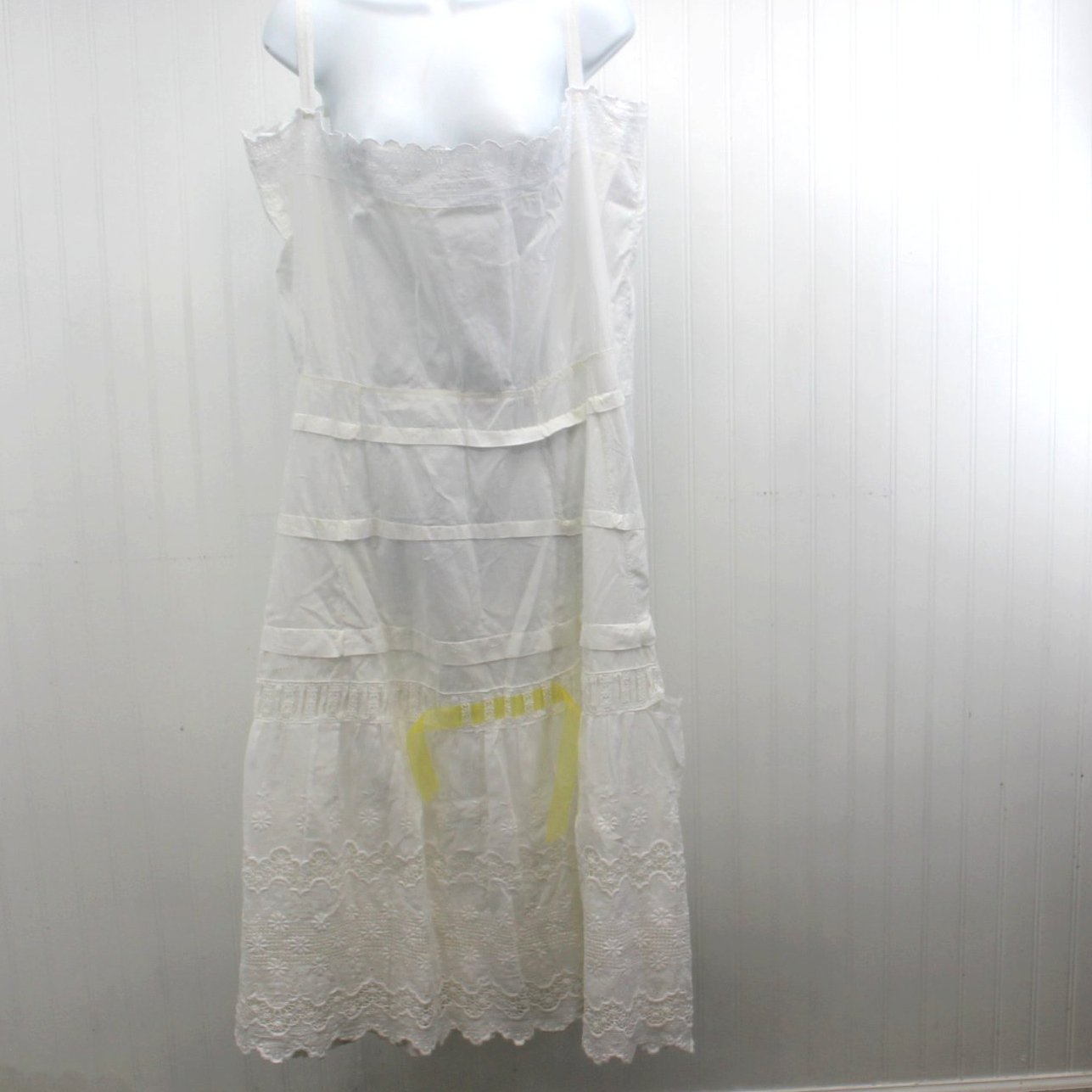 Victorian Edwardian Slip Dress DIY Pattern Display Theater Large Size