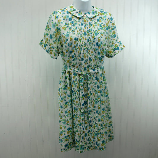 Vintage Sears Roebuck Granny Cottage House Dress Floral Perma-Prest