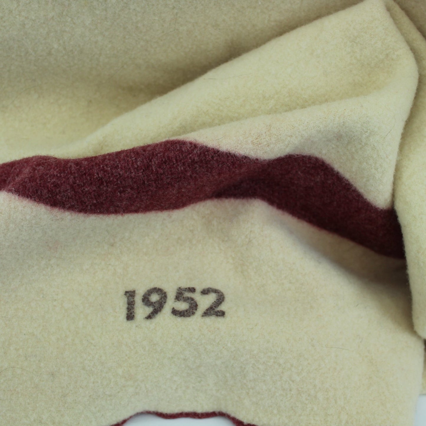 Faribault Faribo 1952 Medical Insignia Military Style Wool Blanket date 1952 mfg 1951 per tag