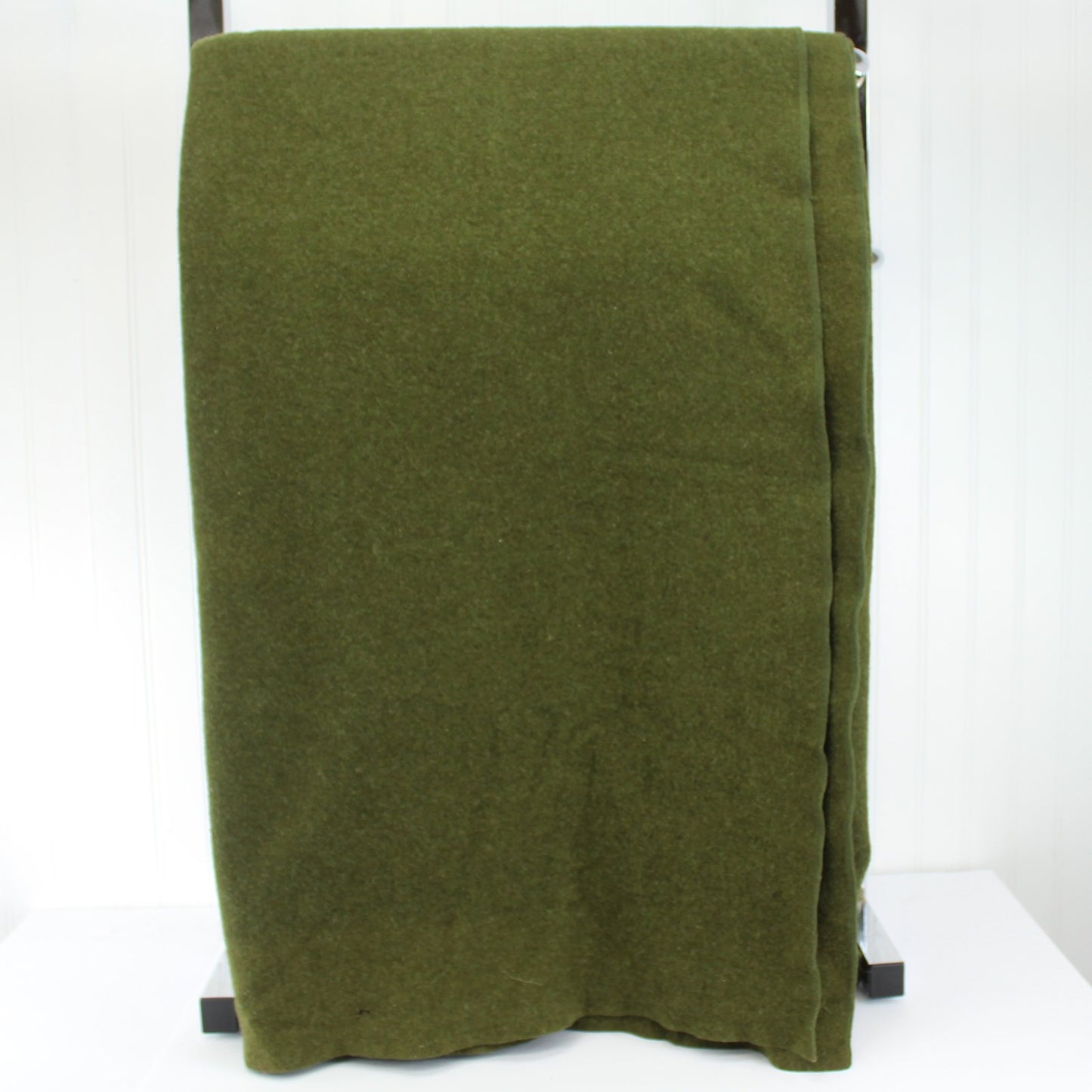 US Military Wool Blanket Olive Green 66" X 80" Special Price very nice wool