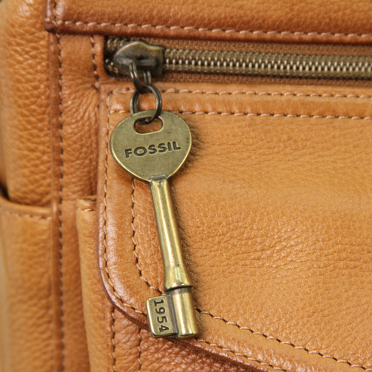 Fossil 75082 Buskskin Pebbled Leather Shoulder Bag Handbag6
