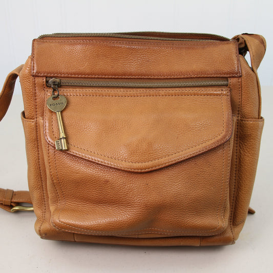Fossil 75082 Buskskin Pebbled Leather Shoulder Bag Handbag6