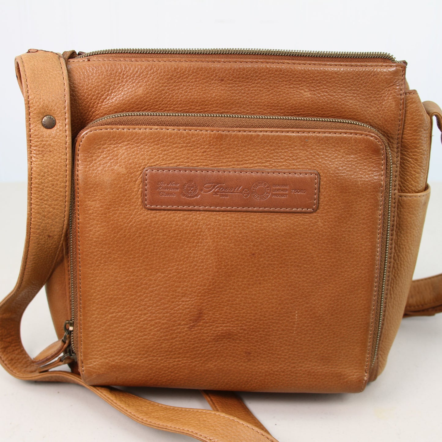 Fossil 75082 Buskskin Pebbled Leather Shoulder Bag Handbag7