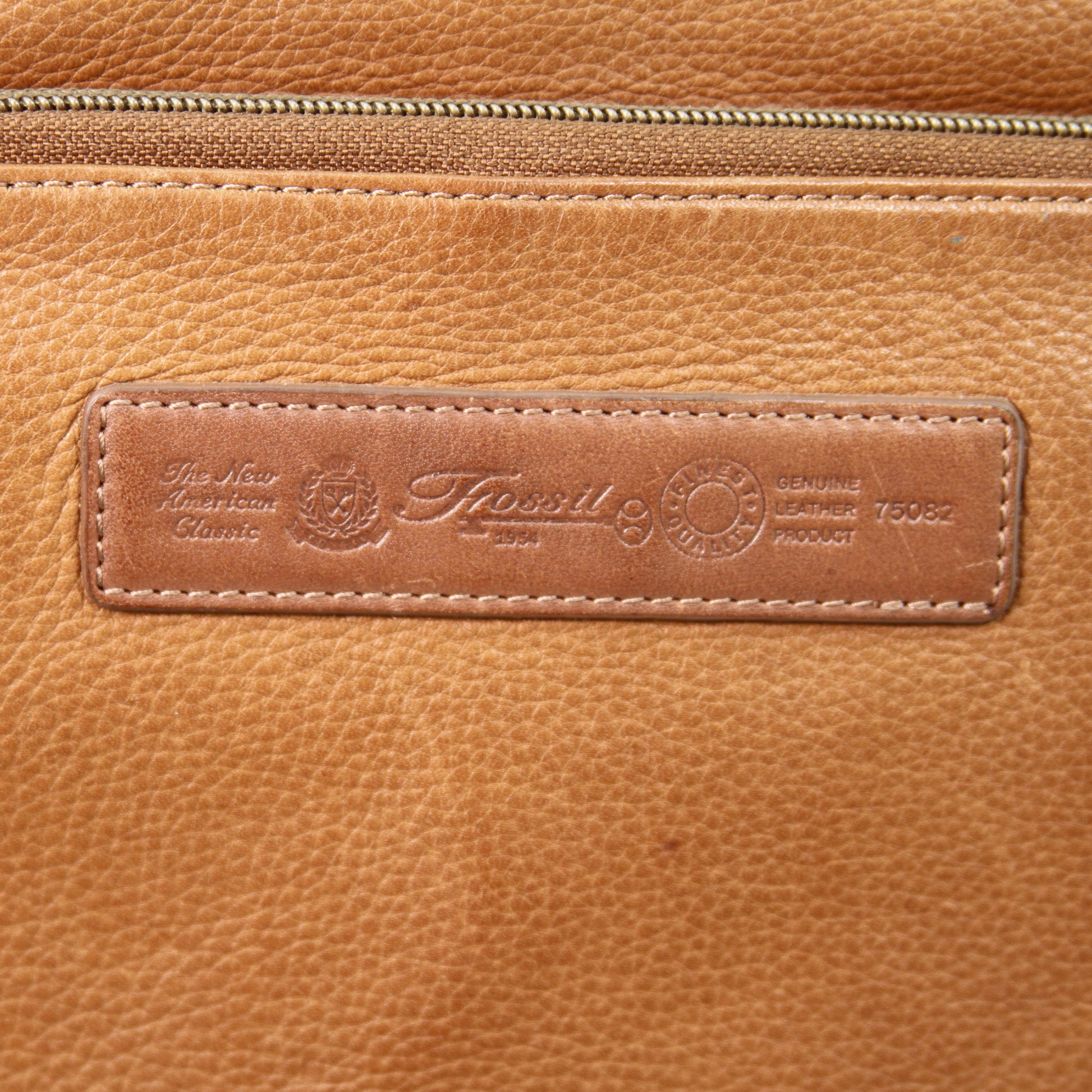 Fossil 75082 Buskskin Pebbled Leather Shoulder Bag Handbag8