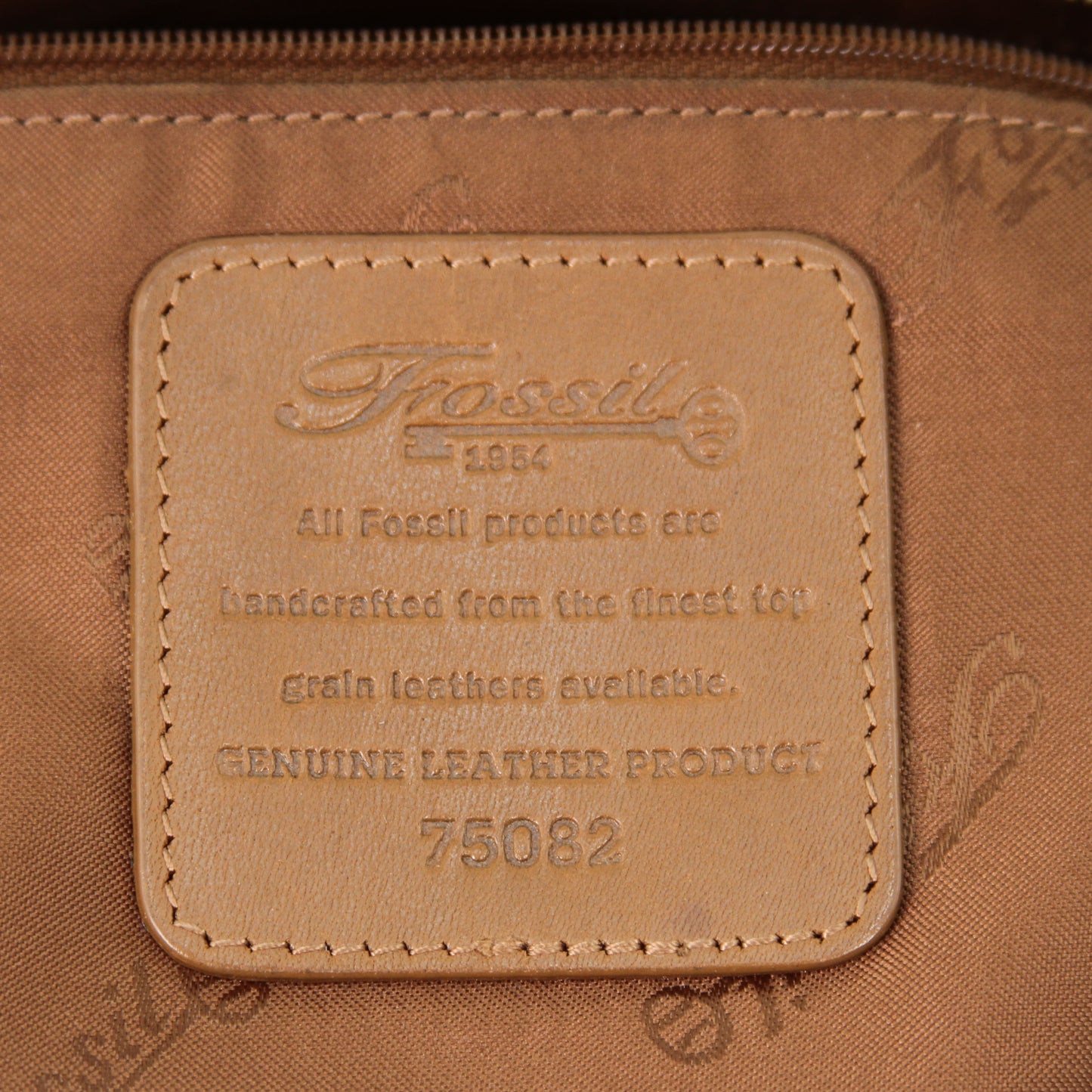 Fossil 75082 Buskskin Pebbled Leather Shoulder Bag Handbag10
