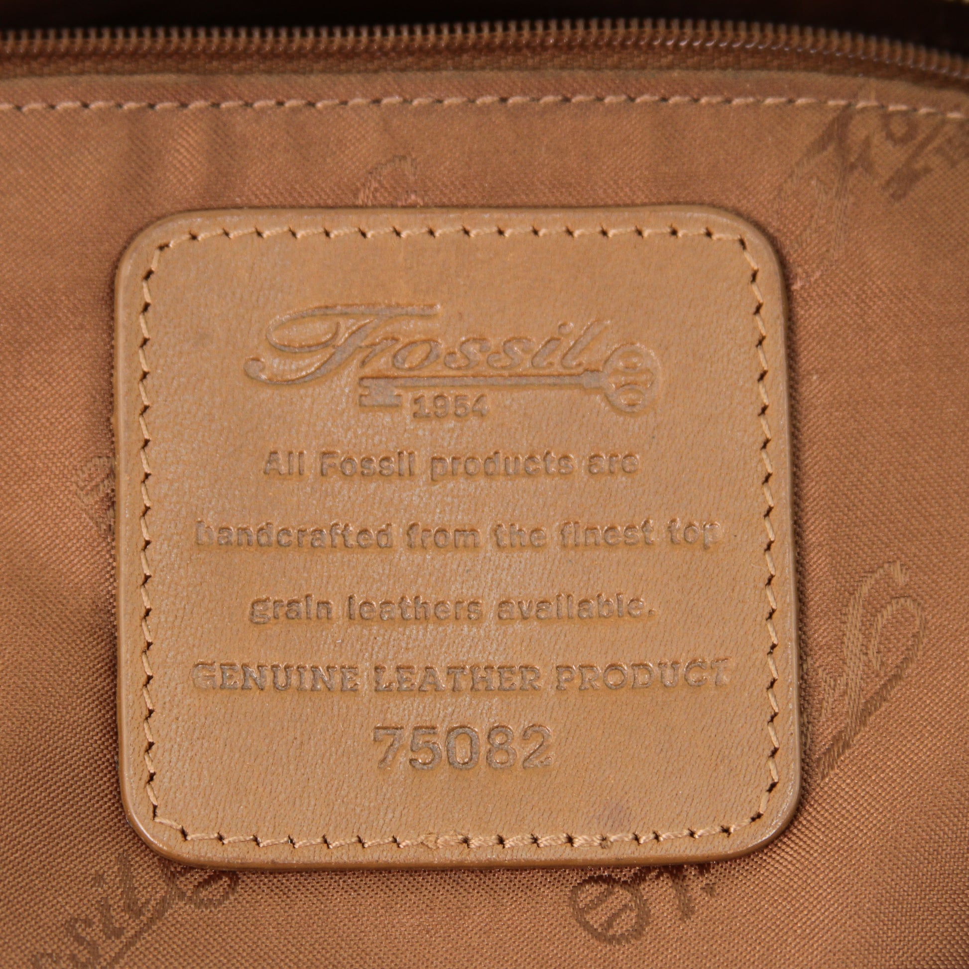 Fossil 75082 Buskskin Pebbled Leather Shoulder Bag Handbag10