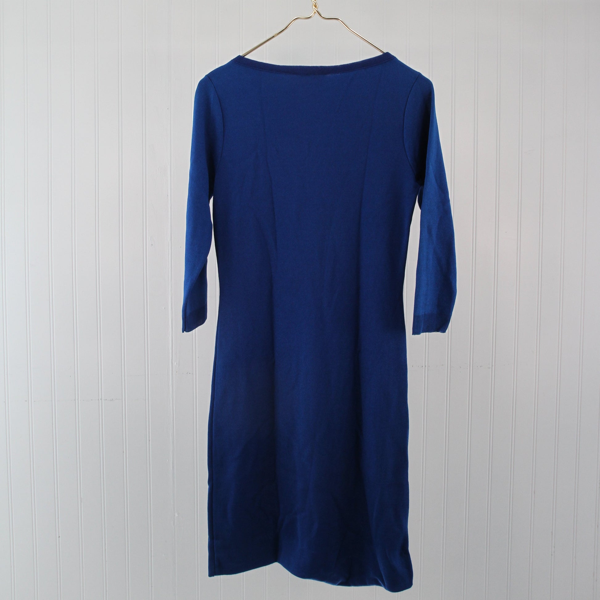 1970's Rosanna Blue Ban-Lon Knitted Dress6