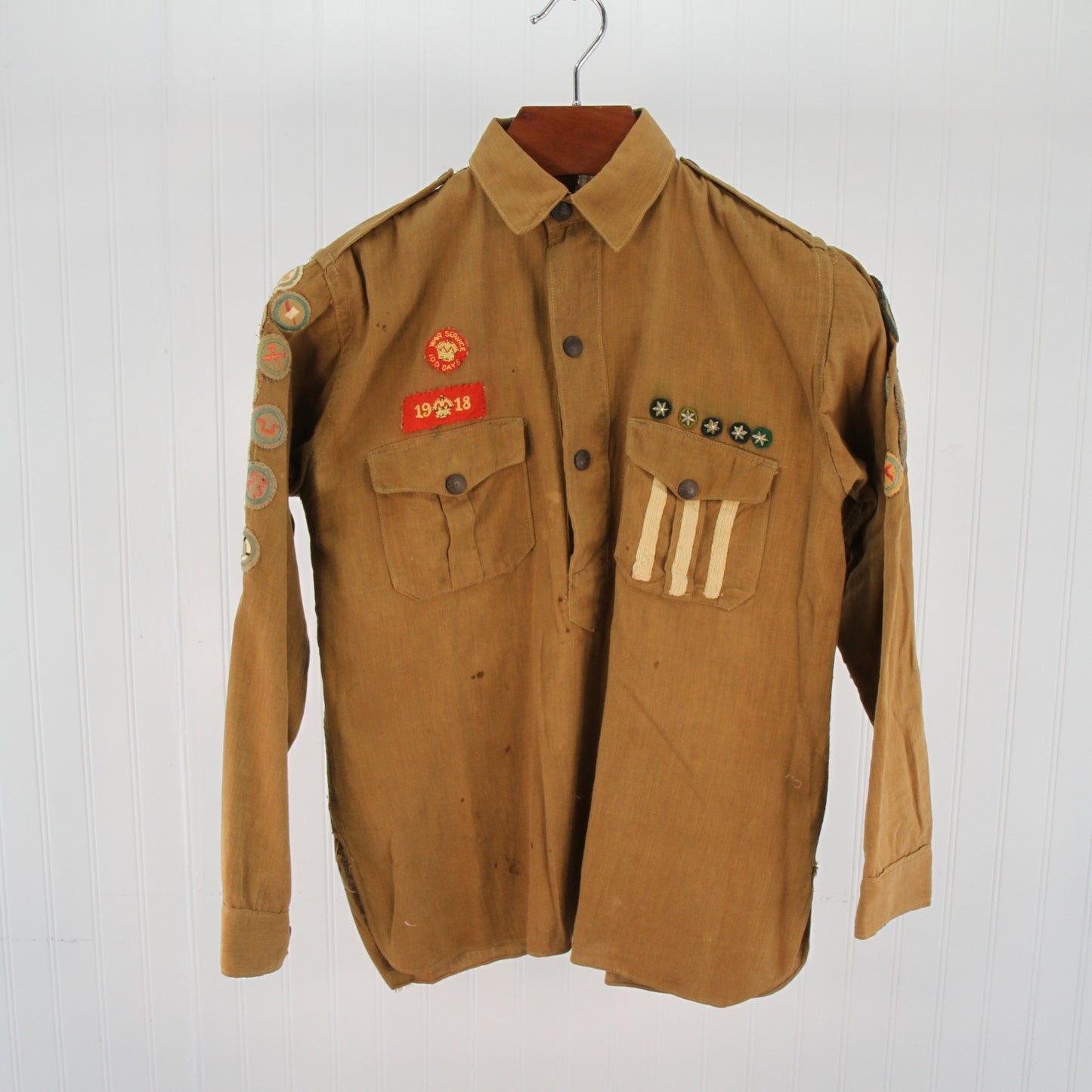 Antique Miller Official Boy Scout of Canada Shirt1